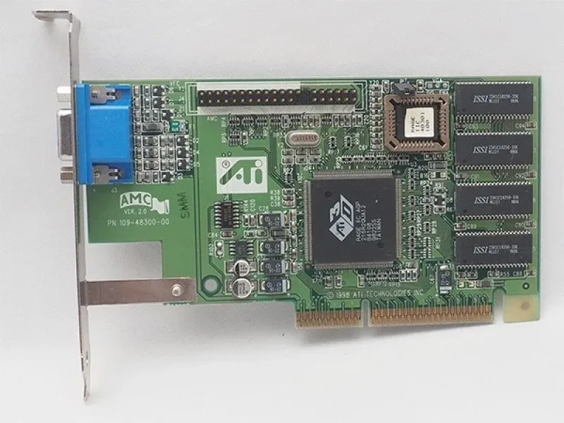 109-48300-00 - ATI Rage IIC 8MB AGP VGA Video Graphics Card