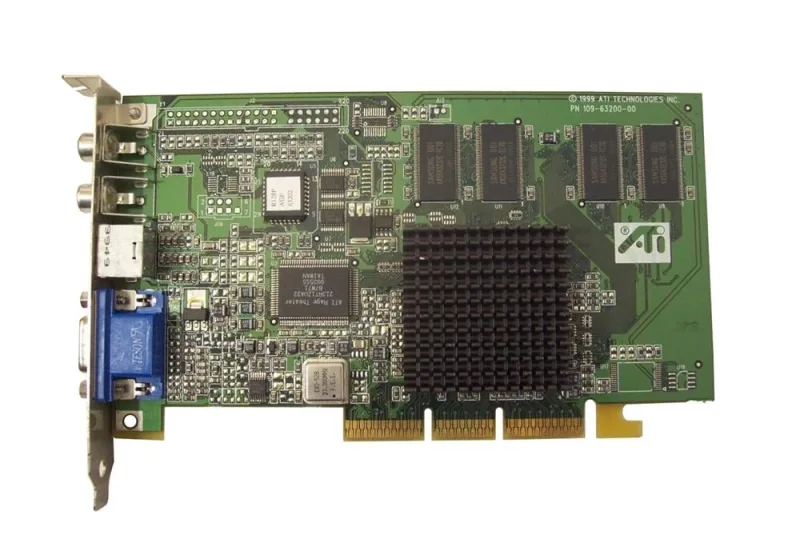 109-63200-00 - ATI All-in-Wonder Rage 128 32MB TV-out/ AGP Video Graphics Card