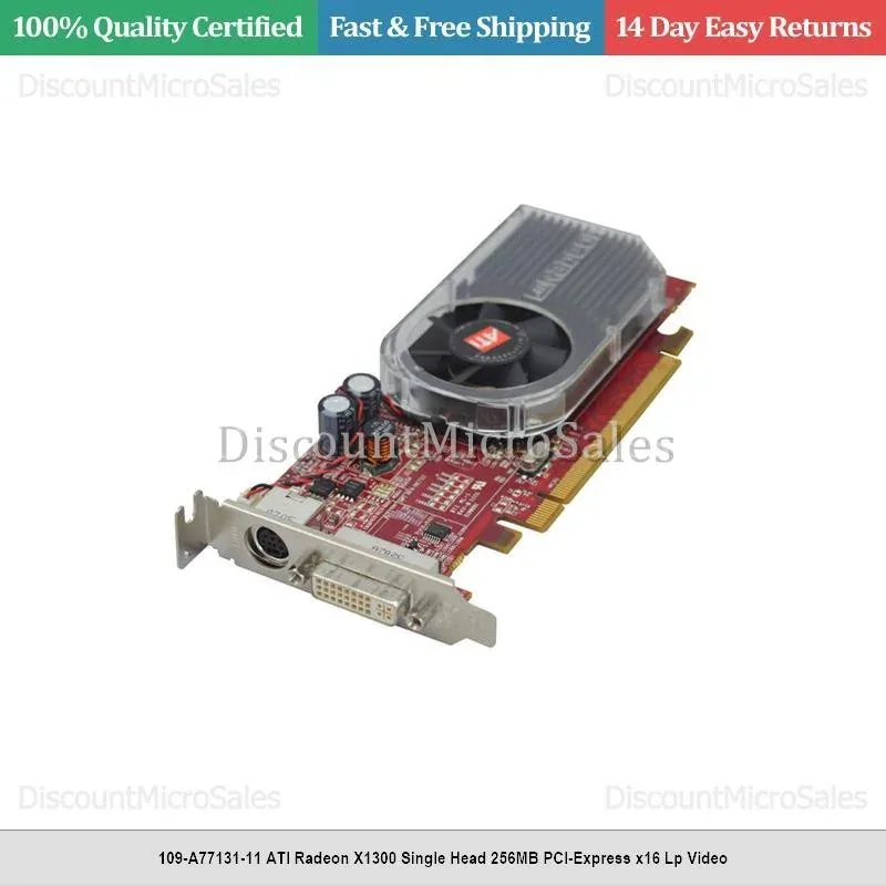 109-A77131-20 - ATI Radeon X1300 128MB DVI-I PCI Express Video Graphics Card
