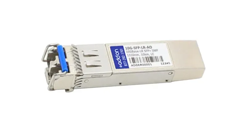 10GSFPLRAO - Addonics 10Gbps 10GBase-LR Single-mode Fibre 10km 1310nm DOM LC Connector SFP+ Transceiver Module