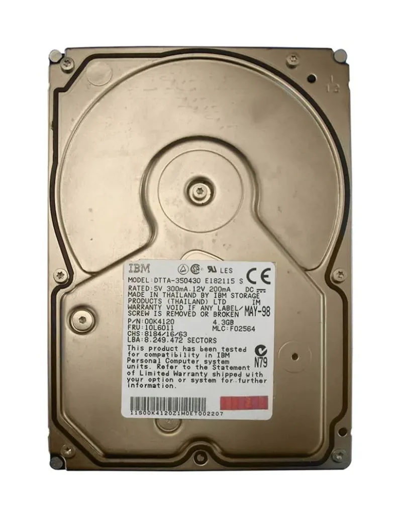 10L6011 - IBM 4.3GB IDE 3.5-inch Hard Drive