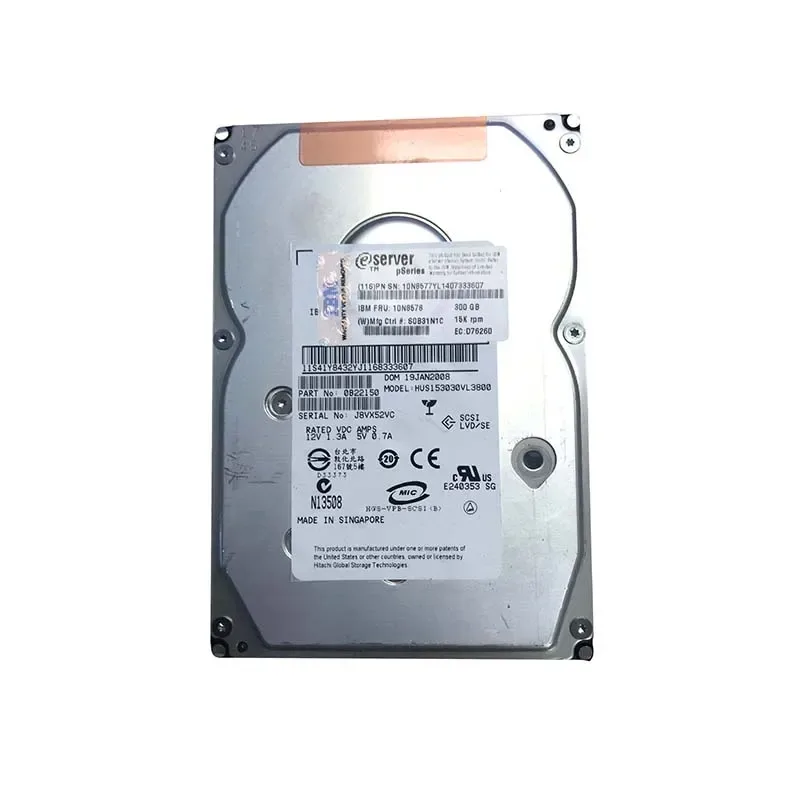 10N8577 - IBM 300GB 15000RPM Ultra 320 SCSI 3.5-inch Hard Drive