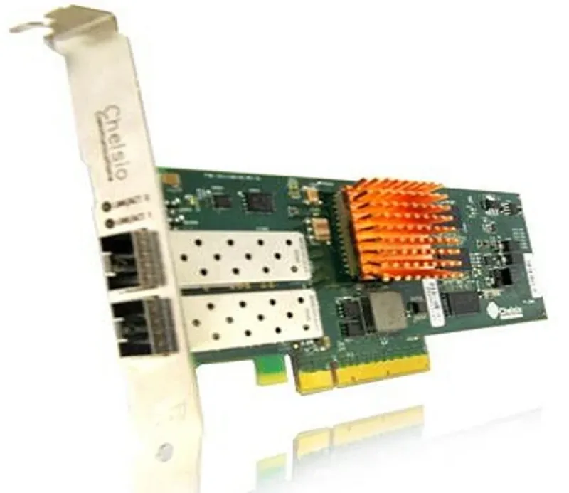 Chelsio 110-1120-40 T420-CR 2 x Ports SFP+ 10GbE PCI-Express 2.0 x8 Unified Wire Network Adapter