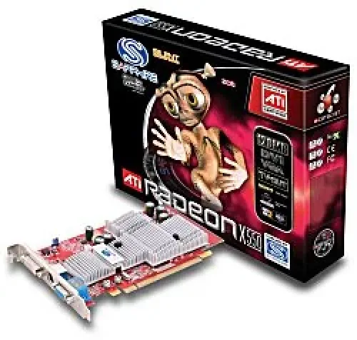 11062-09 - Sapphire ATI Radeon X550 256MB DDR2 128-Bit Dual-Link DVI-I / VGA / TV-Out PCI Express x16 Video Graphics Card