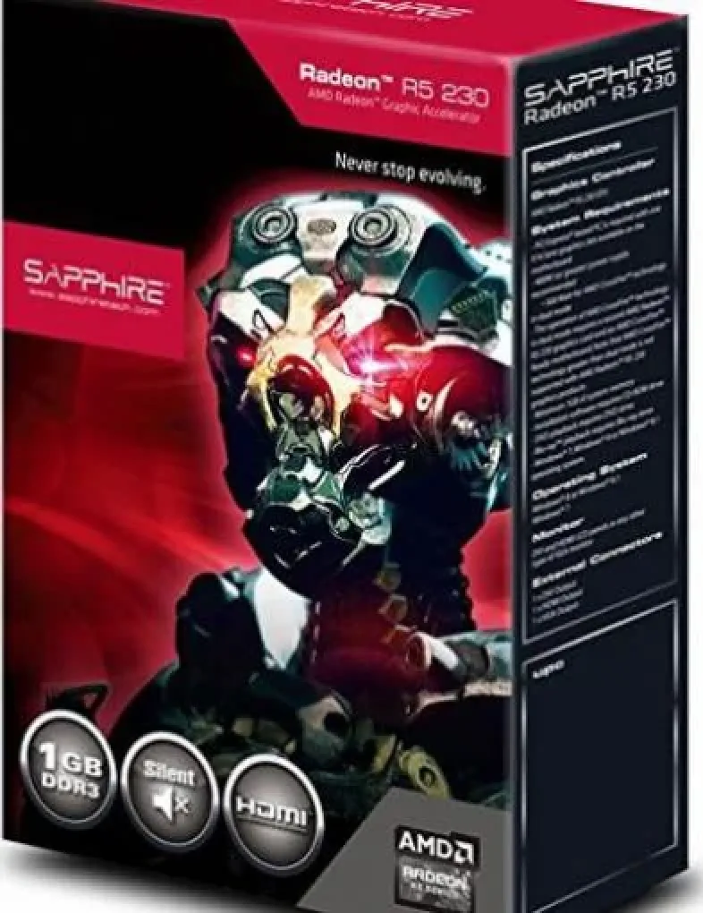 11233-01-20G - Sapphire Radeon R5 230 1GB Video Graphics Card