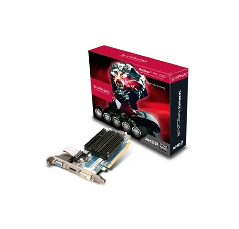 11233-02-20G - Sapphire Radeon R5 230 2GB PCI Express DVI/ HDMI/ VGA Video Graphics Card