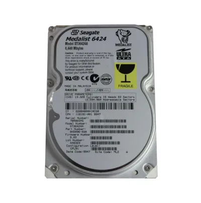 116191-001 - Compaq 6GB 5400PM ATA-66 3.5-inch Hard Drive
