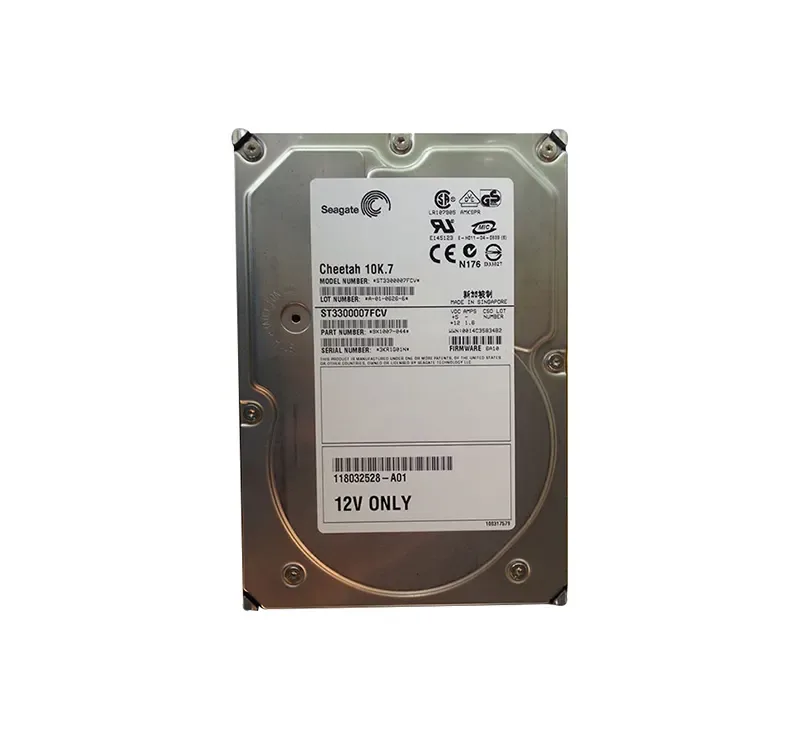 118032528-A01 - EMC 300GB 10000RPM Fibre Channel 2Gb/s 16MB Cache 3.5-inch Hard Drive