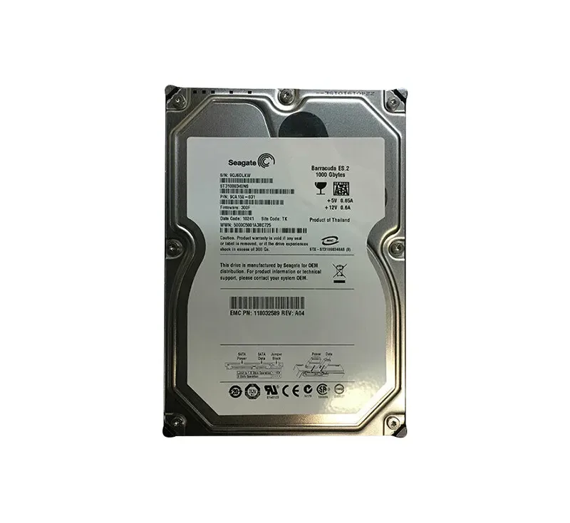 118032589-A04 - EMC 1TB 7200RPM SATA 3GB/s 16MB Cache 3.5-inch Hard Disk Drive for CLARiiON CX Series Storage Systems