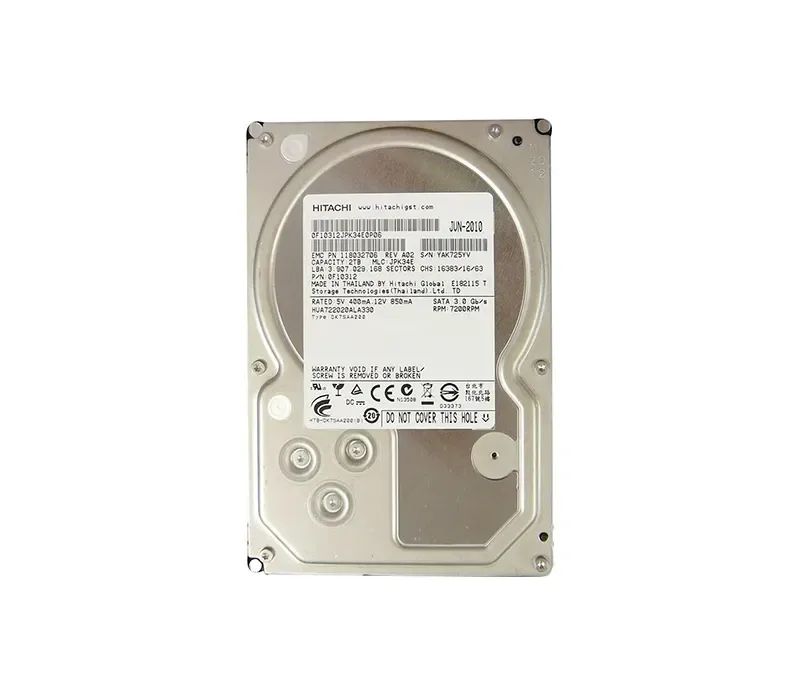 118032706-A02 - EMC 2TB 7200RPM SATA 3GB/s 3.5-inch Hard Drive (SATA to Fiber Channel Interposer) for CLARiiON CX Series Storage System