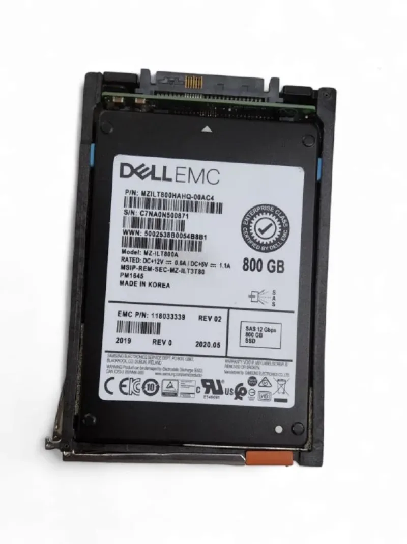 EMC 118033339 800GB SAS 12Gb/s 2.5-inch Solid State Drive . In Stock