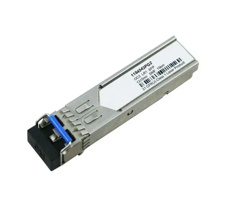 1184543PG2 - ADTRAN 155Mb/s OC-3-IR Single-Mode Fiber 15km 1310nm LC Connector SFP Transceiver Module