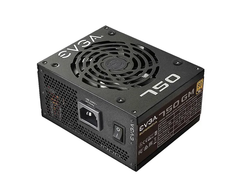 123-GM-0750-X1 - EVGA SuperNOVA 750 GM 750-Watts SFX 80 Plus Gold Full Modular Power Supply