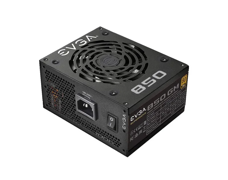 123-GM-0850-X1 - EVGA SuperNOVA 850GM 850-Watts SFX 80 Plus Gold Full Modular Power Supply