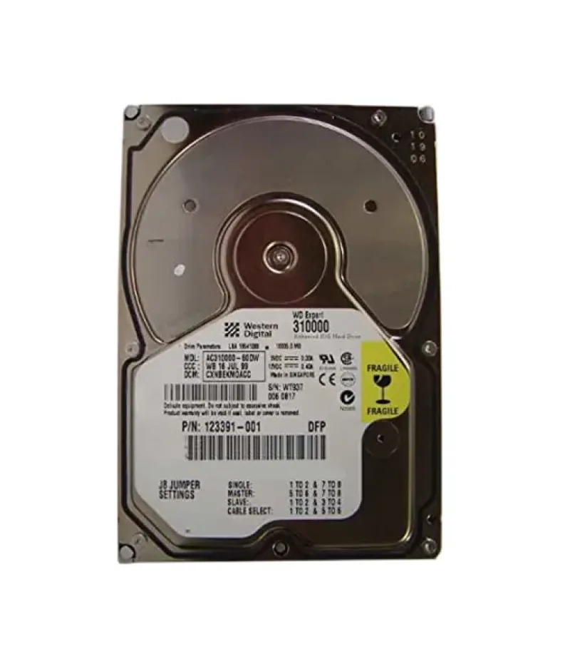 123391-001 - HP / Compaq 10.0GB 7400RPM IDE 3.5-inch Hard Drive