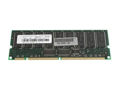 127007-021 - HP / Compaq 128MB SDRAM-133MHz PC133 ECC Registered CL3 168-Pin DIMM Memory Module