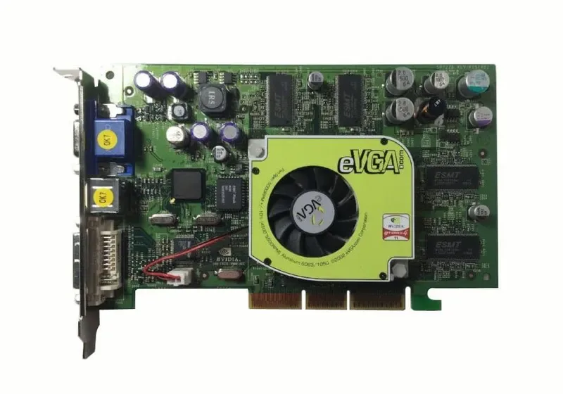 128-A4-NV80-S1 - EVGA GeForce4 Ti 4400 128MB DDR 128-Bit AGP 4X/8X Video Graphics Card