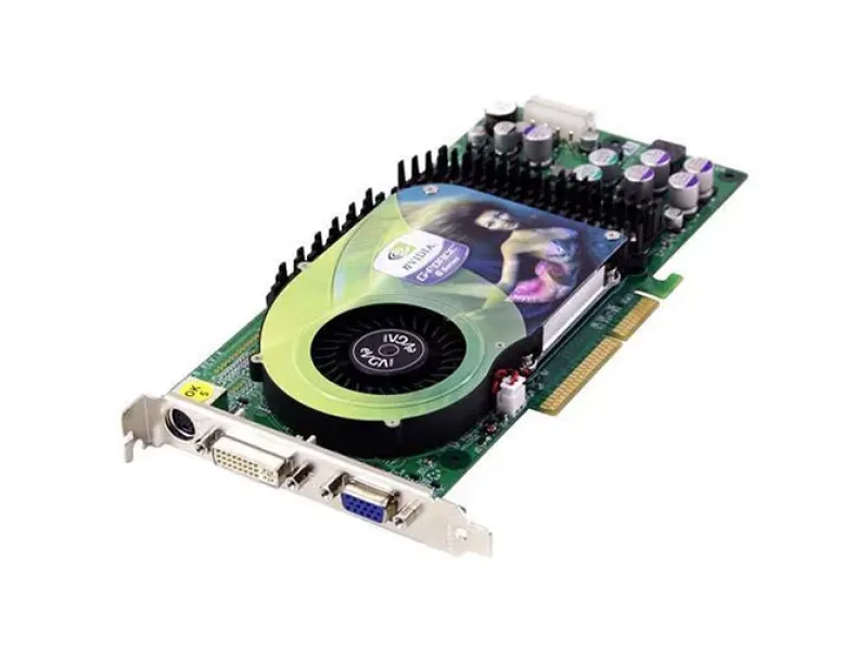 128-A8-N343-KR - EVGA GeForce 6800 128MB DDR 256-Bit DVI/ D-Sub/ S-Video Out/ AGP 4x/8x Video Graphics Card