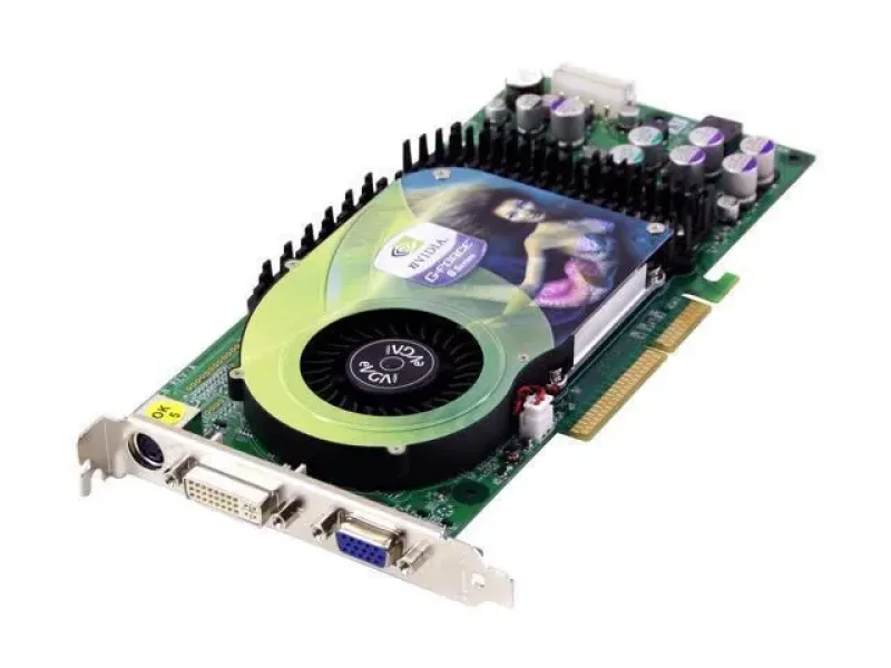 128-A8-N343-TX - EVGA GeForce 6800 128MB DDR 256-Bit DVI/ D-Sub/ S-Video Out/ AGP 4x/8x Video Graphics Card