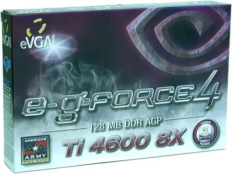 128-A8-NV84-A1 - EVGA GeForce4 Ti 4600 128MB DDR 128-Bit AGP 4X/8X Video Graphics Card