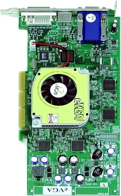 128-A8-NV84-TX - EVGA GeForce4 Ti 4600 128MB DDR 128-Bit AGP 4X/8X Video Graphics Card