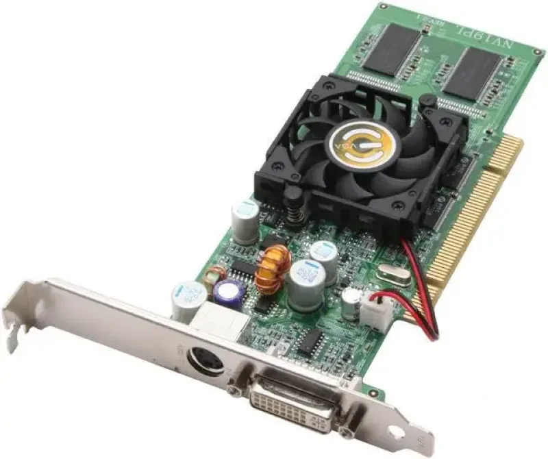 128-P1-N320-CR - EVGA Nvidia GeForce FX 5500 128MB 64-Bit DDR PCI DVI/ S-Video Out Video Graphics Card