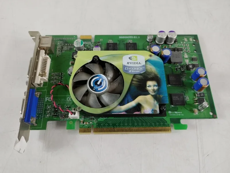 128-P2-N354-TR - EVGA GeForce 6600 LE 128MB DDR 128-Bit SLI Support PCI Express x16 Video Graphics Card