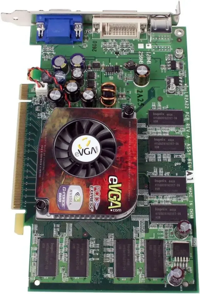 128-P2-N361-LX - EVGA e-GeForce 6200 128MB DDR 128-Bit PCI Express x16 Video Graphics Card