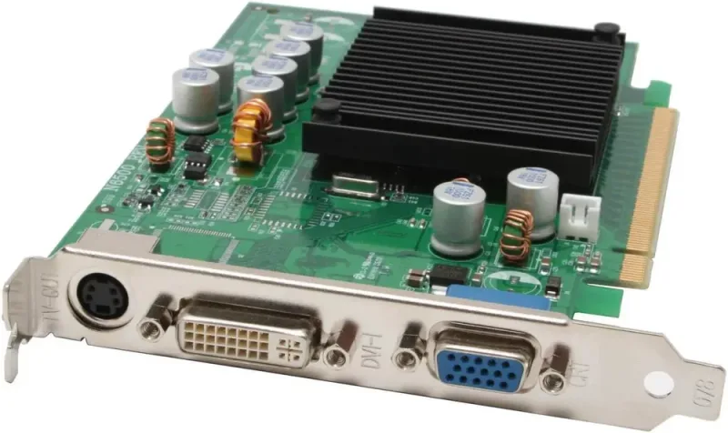 128-TC-2N23-LA - EVGA GeForce 6200 Turbocache 128MB Support to 256MB DDR2 PCI Express VGA/ DVI/ TV-Out Video Graphics Card