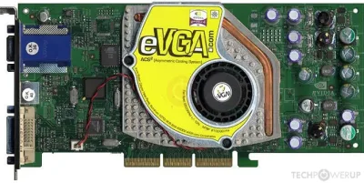 128A8NV84A1 - EVGA GeForce4 Ti 4600 128MB DDR 128-Bit AGP 4X/8X Video Graphics Card