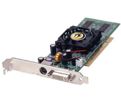 128P1N320KT - EVGA NVIDIA GeForce FX 5500 128MB 64-Bit DDR PCI DVI/ S-Video Out Low Profile Video Graphics Card