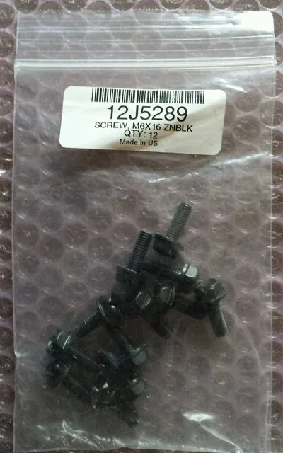 12J5289 - IBM 60 x M6x16mm Rack Mount Bolts