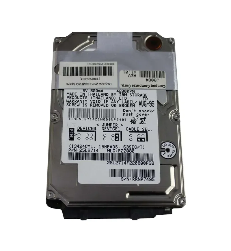 136246-001 - Compaq 6.4GB IDE 2.5-inch Hard Drive for Armada M300