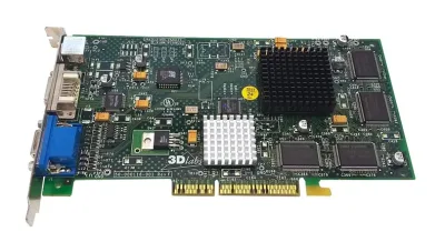 136396-001 - HP 3D Labs Oxygen AGP Video Card