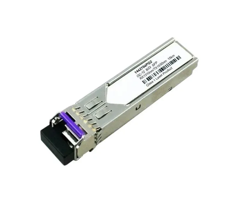 1442704PG2 - ADTRAN 622Mb/s OC-12 Single-Mode Fiber 15km 1310nm Duplex LC Connector SFP Transceiver Module