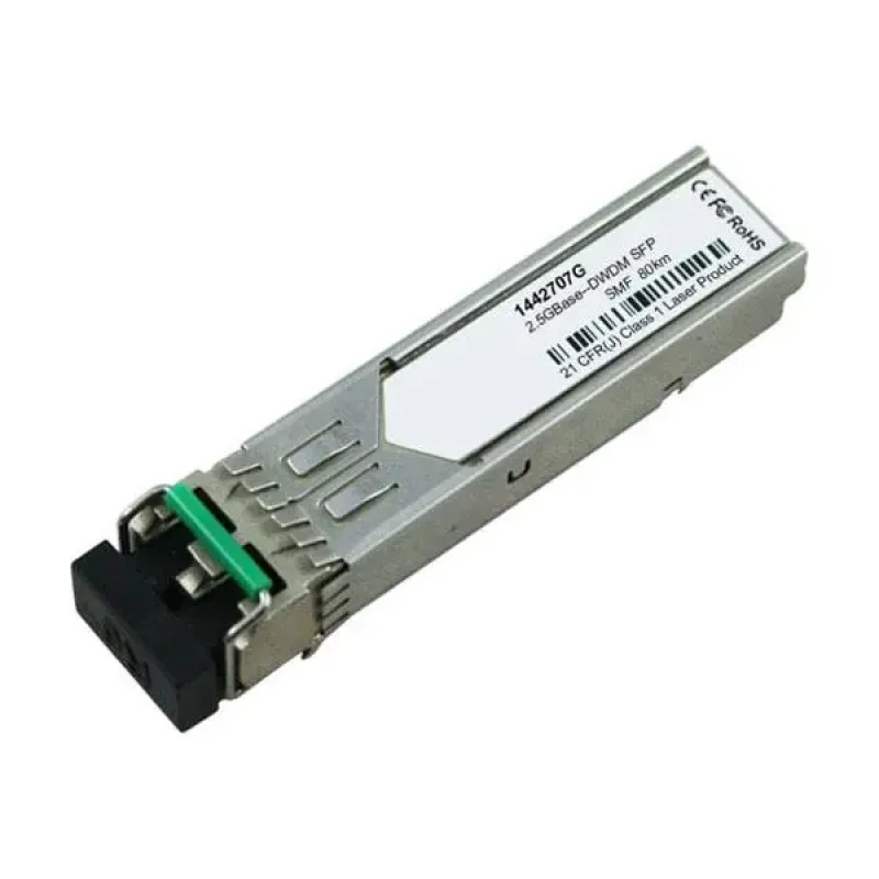 1442707G21 - ADTRAN 2.5Gb/s 2.5GBase-DWDM Single-Mode Fiber 80km 1544.53nm LC Connector SFP Transceiver Module