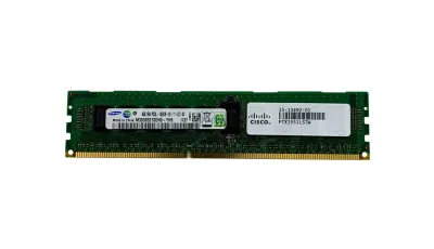 15-13492-01 - Cisco 4GB DDR3-1333MHz PC3L-10600 ECC Registered CL9 240-Pin DIMM 1.35V Single Rank Memory Module