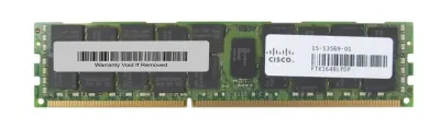 15-13569-01 - Cisco 16GB DDR3-1333MHz PC3-10600 ECC Registered CL9 240-Pin DIMM Dual Rank Memory Module