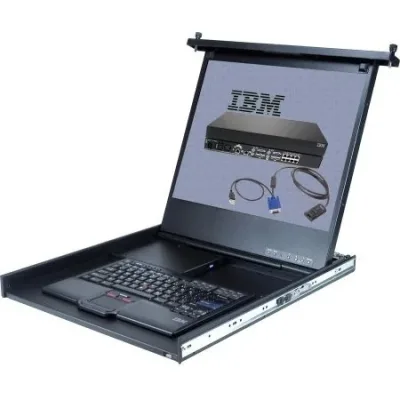 172319X - IBM 1U 19-inch Flat Panel Console Kit with Multi-Burner Drive