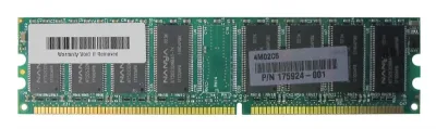 175924-001 - HP 256MB DDR-266MHz PC2100 non-ECC Unbuffered CL2.5 184-Pin DIMM 2.5V Memory Module