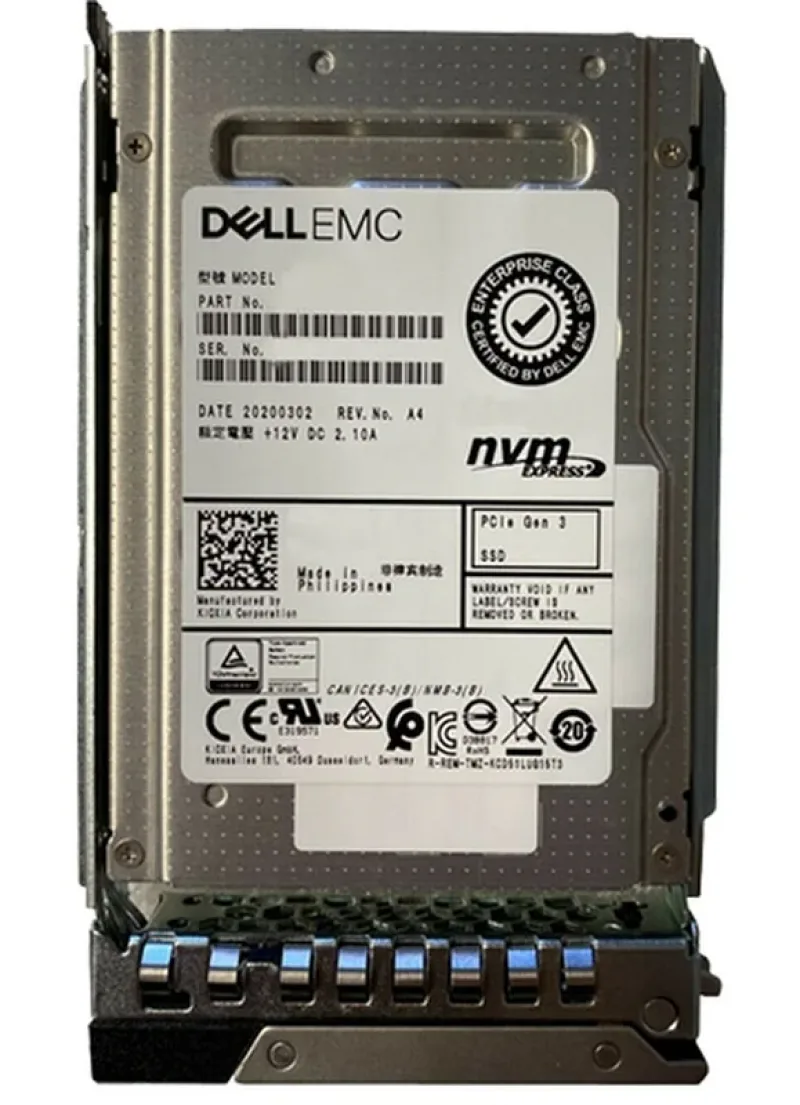 Dell 17C57 Dell 017C57 / 17C57 3.84TB Triple-Level Cell PCI Express NVMe 3.0 x4 Read Intensive 2.5-Inch Solid State Drive. In Stock