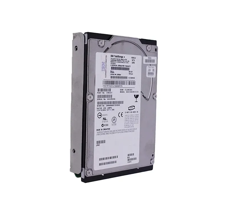 17R6337 - IBM 300GB 10000RPM Fibre Channel Hot Swapable Hard Drive with Tray