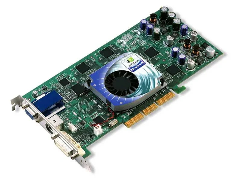 180-10080-0000-A04 - nVidia Quadro4 750 XGL 128MB AGP 4X VGA/ DVI/ S-Video Outputs Video Graphics Card