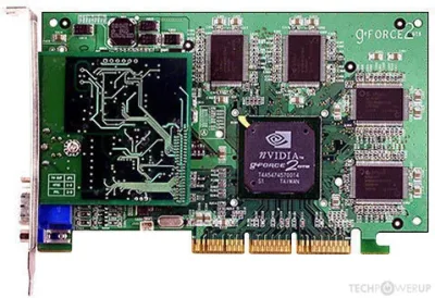 180284-001 - Compaq Nvidia GeForce2 GTS NV15 32MB AGP Graphics Card