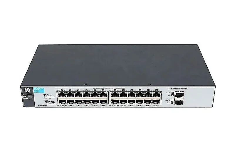 HP 1810-24GV2 ProCurve 1810 Series 1810-24G v2 24xPorts 1000Base-T + 2xSFP (mini-GBIC) Ports Layer2 Managed 1U Gigabit Ethernet Switch. In Stock
