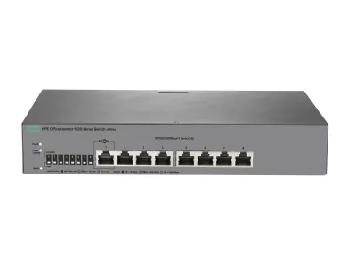 1820-8G - HP OfficeConnect 8 x Ports 10/100/1000Base-T + 2 x Ports SFP (mini-GBIC) Gigabit Ethernet Network Switch