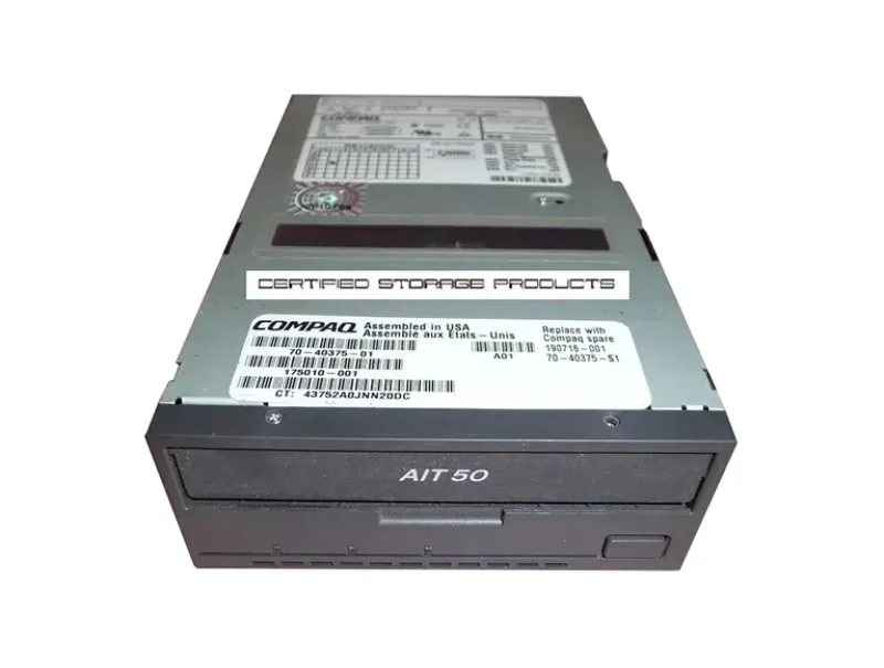 190716-001 - HP 50/100GB Ait2 Hot-pluggable Low Voltage Differential Internal Tape Drive