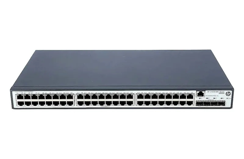 HP 1910-48G ProCurve V1910-48G 48 x RJ-45 Ports 10/100/1000Base-T + 4 x SFP (mini-GBIC) Layer 3 Managed Gigabit Ethernet Network Switch