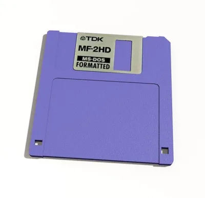 193077A1-08 - DEC 1.44MB Floppy Disk Drive,Blue Bezel