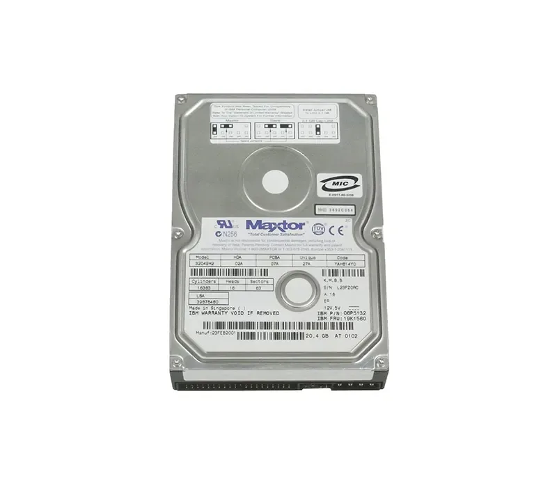 19K1560 - IBM 20.4GB 5400RPM ATA-100 3.5-inch Hard Drive